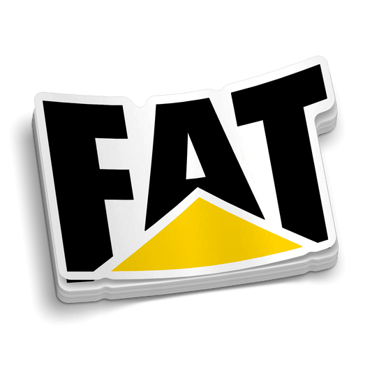 Fat - Hard Hat Decal