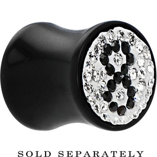 1/2G Crystal 8 Ball Saddle Plug