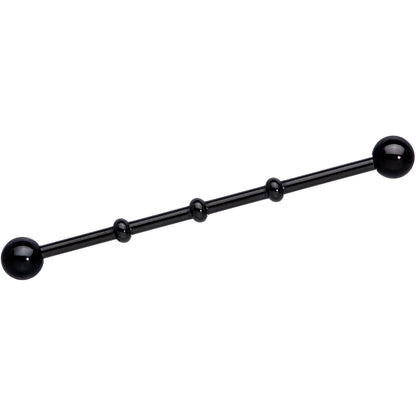 Ball Black Anodized Titanium Industrial Project Bar 38mm