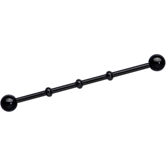 Ball Black Anodized Titanium Industrial Project Bar 38mm