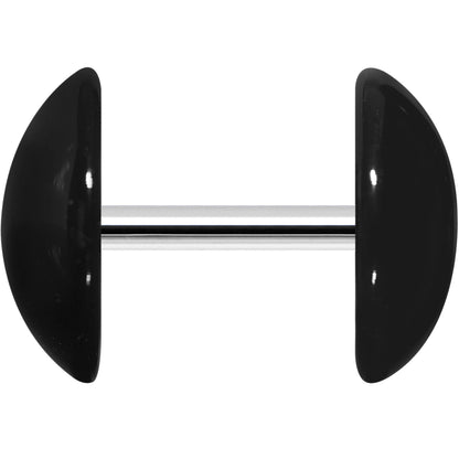 Black Acrylic Dome Cheater Plug Set