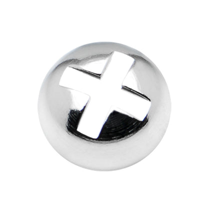 Surgical Steel 6mm Dermal Anchor Screw Top