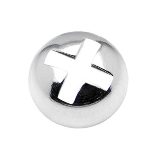 Surgical Steel 6mm Dermal Anchor Screw Top