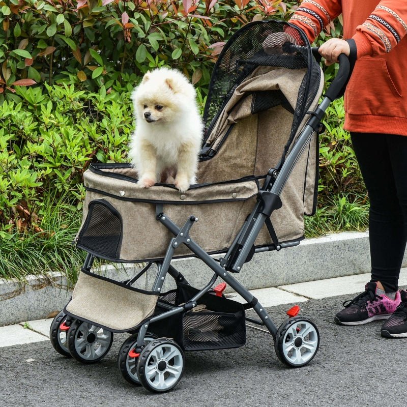 Pet Foldable Travel Carriage Stroller with Reversible Handle - Jaico Online Shop
