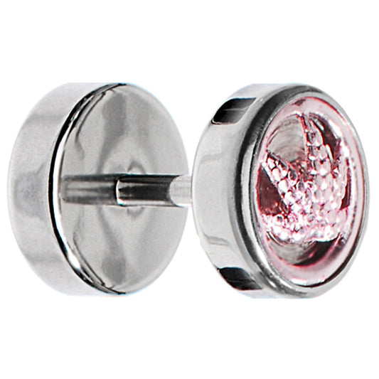 Anodized Titanium Pink Pot Leaf Cheater Plug