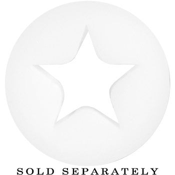 9/16 White Star Silicone Flexible Tunnel