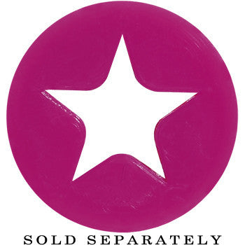 9/16 Purple Star Silicone Flexible Tunnel