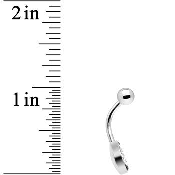 Brilliance Gem Rainbow Flag Belly Ring