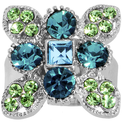 Aquamarine Beauty Adjustable Ring