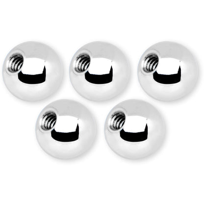 14G 5mm Stainless Steel Replacement Ball Bonus Pack Set