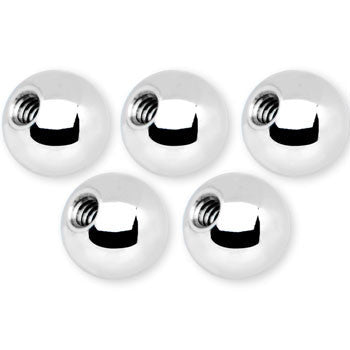 14G 5mm Stainless Steel Replacement Ball Bonus Pack Set