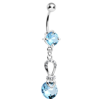 Aqua Gem Exquisite Beauty Belly Ring