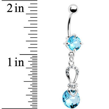 Aqua Gem Exquisite Beauty Belly Ring