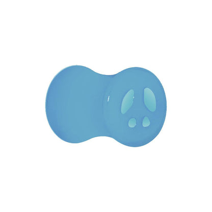 Acrylic Neon Blue Peace Sign Tunnel Plug 2G to 20mm