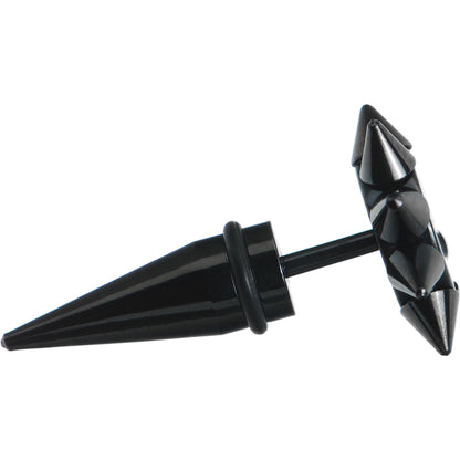 0G Scorpion Spiked Logo Fake Taper Ear Plug