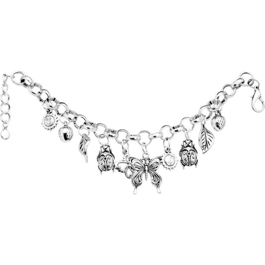 Springtime Butterfly Charm Bracelet