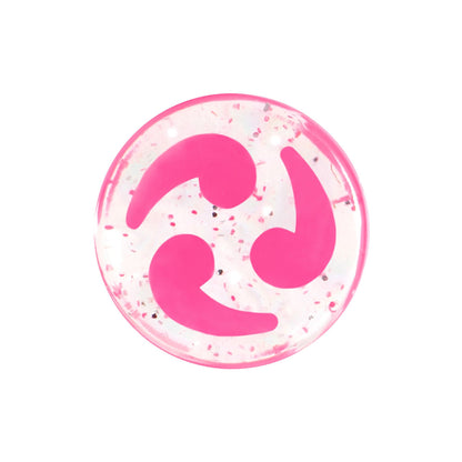 00G Pink Quotation Symbol Saddle Plug