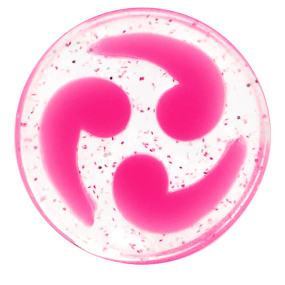 9/16 Pink Quotation Symbol Saddle Plug