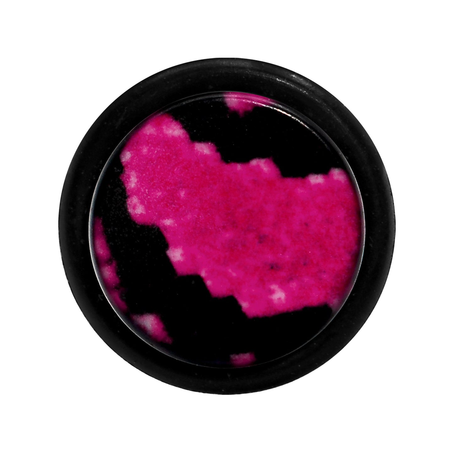 00G Pink Snake Skin Acrylic Taper