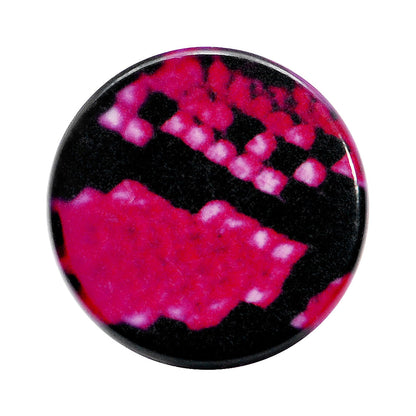 00G Pink Snake Skin Acrylic Saddle Plug