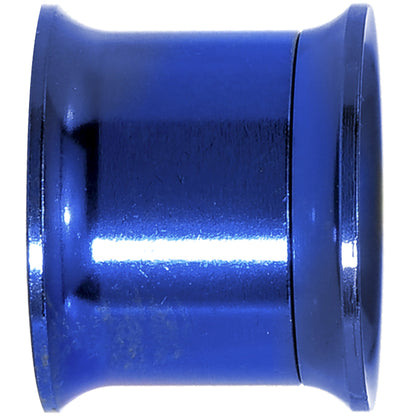 13mm Royal Blue Anodized Titanium Screw Fit Tunnel