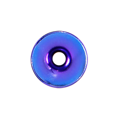 8G Purple Anodized Titanium Screw Fit Tunnel