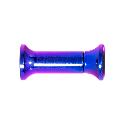 8G Purple Anodized Titanium Screw Fit Tunnel
