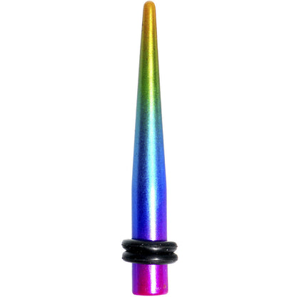 4G Acrylic Electric Rainbow Straight Taper