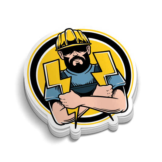 Bolt -  Hard Hat Decal