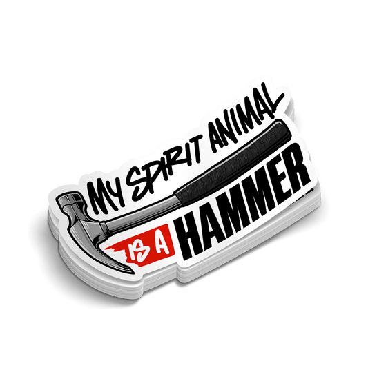 Spirit Hammer - Hard Hat Decal