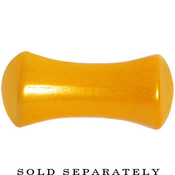 4G Honey Yellow Metallic Pearl Acrylic Saddle Plug