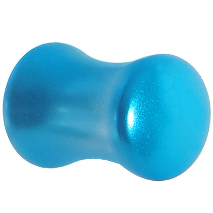 2G Azure Blue Metallic Pearl Acrylic Saddle Plug
