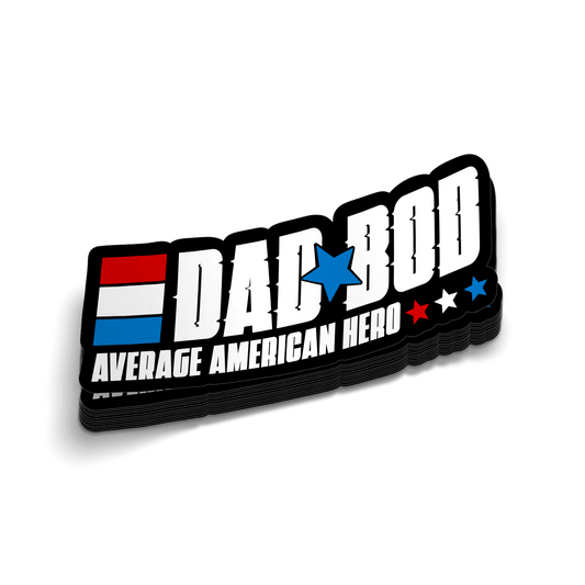 Dad Bod - Hard Hat Decal