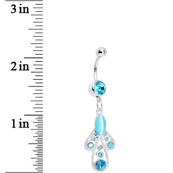 Blue Moonlit Enchantment Belly Ring
