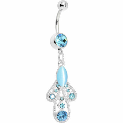 Blue Moonlit Enchantment Belly Ring