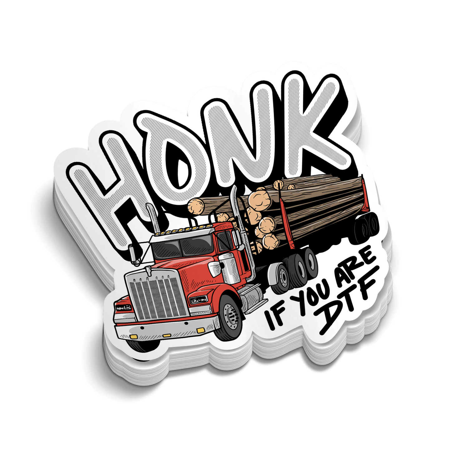 Honk DTF - Hard Hat Decal