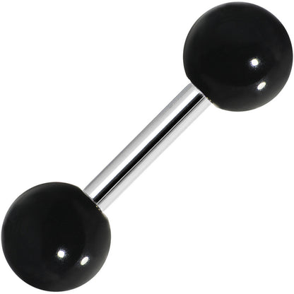 Black Acrylic Ball Cartilage Tragus Barbell