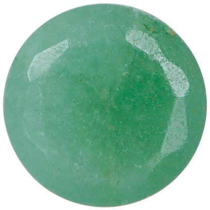00G Green Aventurine Natural Stone Faceted Saddle Plug Set