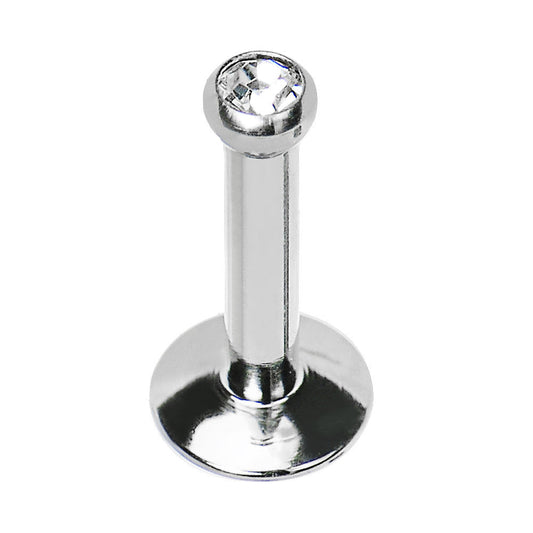 14G 5/16 Internally Threaded 2.5mm Gem Ball Labret