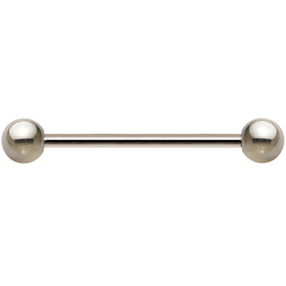14G Grade 23 Solid Titanium Barbell 7/8 5mm