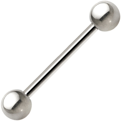 14G Grade 23 Solid Titanium Barbell 5/8 5mm