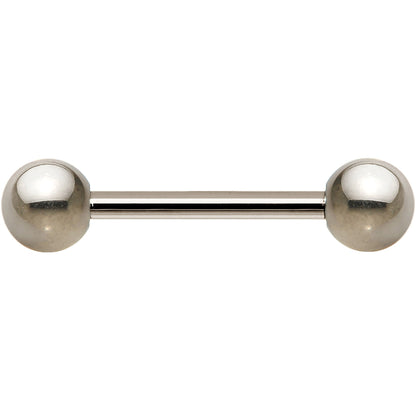 14G Grade 23 Solid Titanium Barbell 9/16 5mm