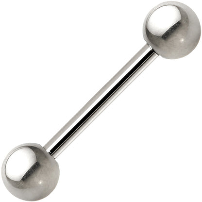 14G Grade 23 Solid Titanium Barbell 9/16 5mm