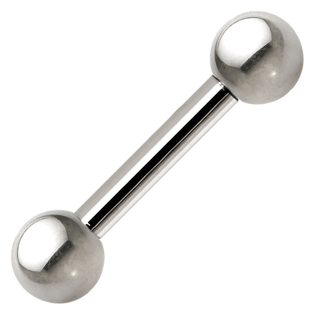 14G Grade 23 Solid Titanium Barbell 5/16 4mm