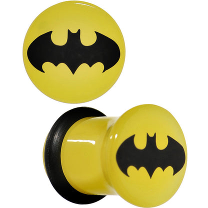0G Officially Licensed Batman Yellow Single Flare Plug Set