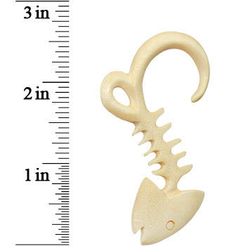 4G Organic Crocodile Wood Fish Hook Hand Carved Hanger Plug Set