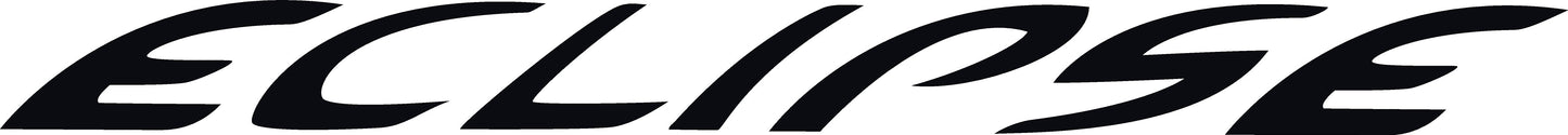 Eclipse Logo Stickers For 2006-2012 Mitsubishi Eclipse (x2)