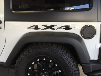 4x4 Off Road SPLASH Decal Stickers (x2)