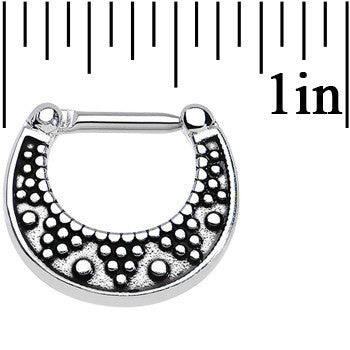 14G 5/16 Aztec Wonders Septum Clicker