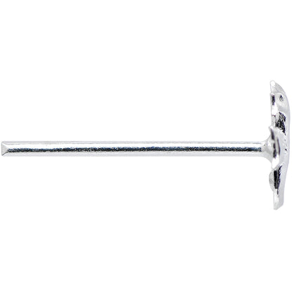 925 Sterling Silver 22G Tropical Seahorse Bendable Nose Bone